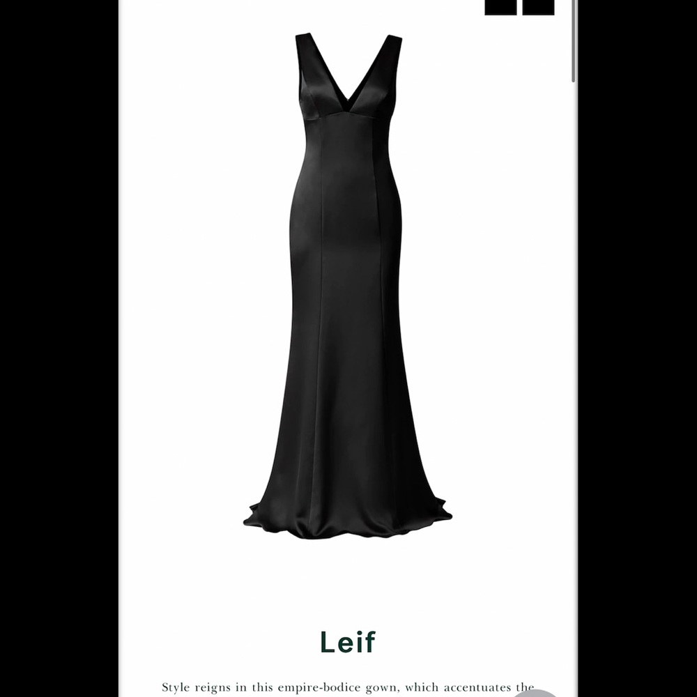 Leif Amsale Black Dress | Black Color | Size 6 | NEVER WORN